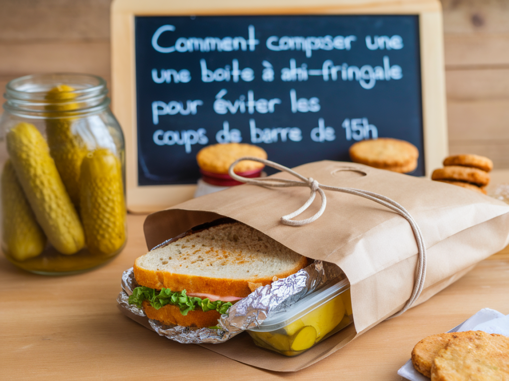 Comment composer une boîte à lunch anti‑fringale pour éviter les coups de barre de 15h